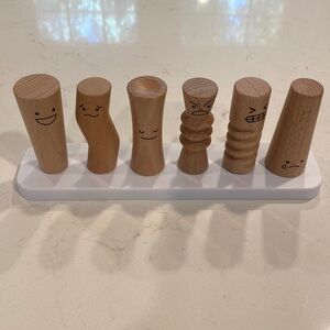 Lovevery Wooden Emotion Peg Toy